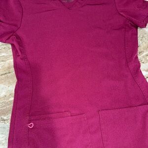 SCRUB Set!!!! Xs top and XXS maroon HeartSoul scrubs